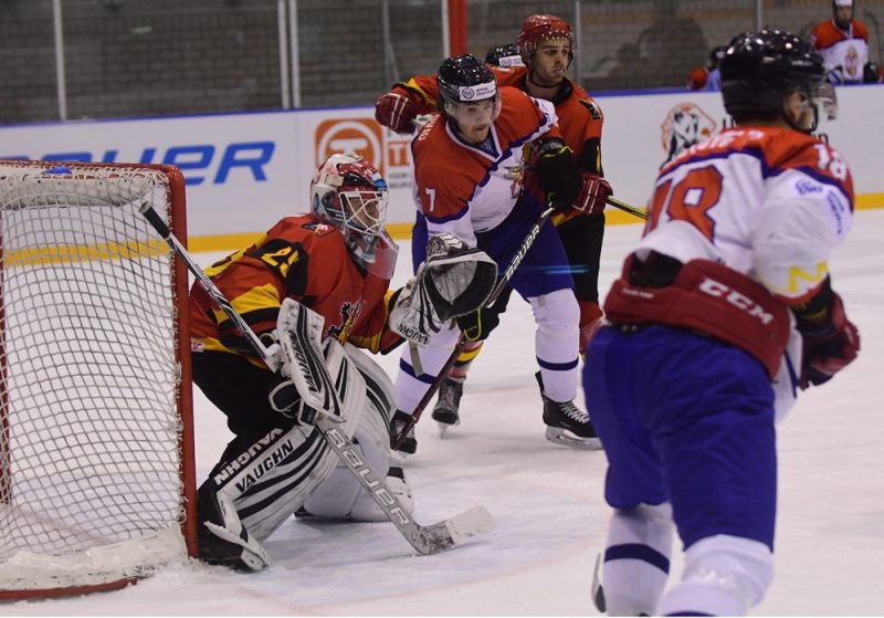 WK IJshockey Divisie 2 - Groep A Servië vs België
