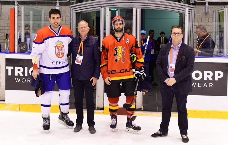 WK IJshockey Divisie 2 - Groep A Servië vs België