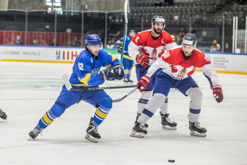 Hokej na lodzie. MS 1B. Ukraina - Serbia. 27.04.2022